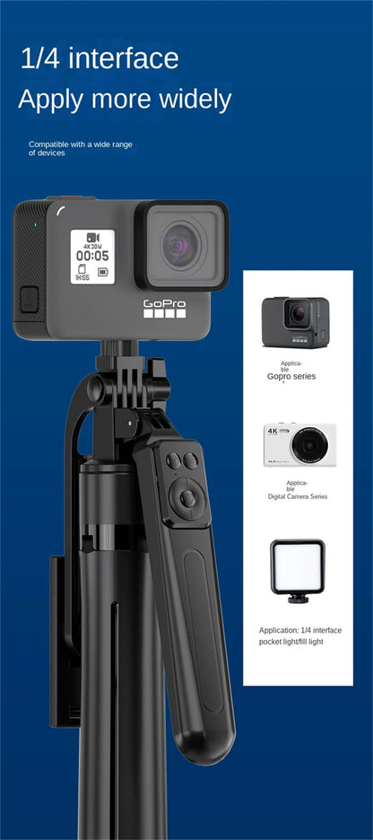 Tripod for Smartphone Camera,Tripods Stand With Wireless Bluetooth,Selfie Stick brackets with Phone Holder for Vlog/Video