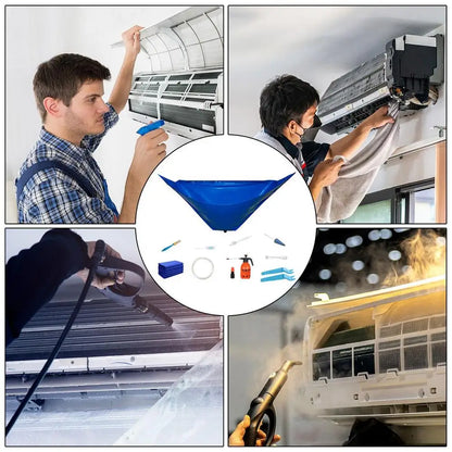 Air Conditioning Cleaning Kit AC Leak Proof Cleaning Kit Full Set For AC Cleaner For Washing Conditioning Water Drain pipe