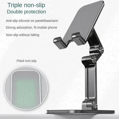 Desk Mobile Phone Holder Stand For IPhone IPad Xiaomi Adjustable Foldable Desktop Tablet Holder Universal Table Cell Phone Stand