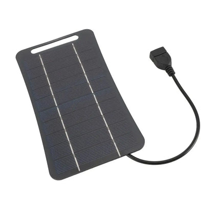 5V 2W USB Solar Charger Panel with USB Output Versatile Power Source Portable Solar System Multipurpose Durable