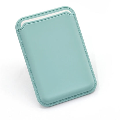 MagSafe Magnetic Luxury Leather Card Holder - Smallenterprised 