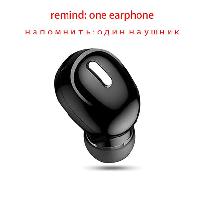 New Wireless Earphones Bluetooth 5.0 Headphones With Mic in-Ear Sports Waterproof TWS Earbuds Bluetooth Handsfree Single Headset