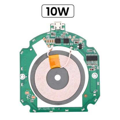 10W 15W High Power Wireless Charger Transmitter Module Type C + Coil for QI Standard Fast Charging Circuit Board with Protection