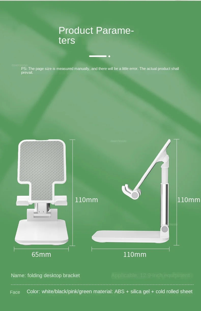 Desk Mobile Phone Holder Stand For IPhone IPad Xiaomi Adjustable Desktop Tablet Holder Universal Table Cell Phone Stand