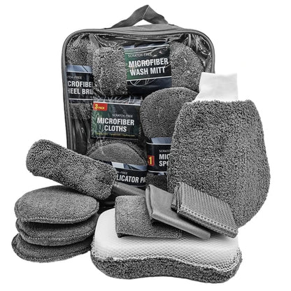 Car Detailing Kit Car Wash Kit Car Cleaning Kit Car Washing Kit Car Detailing Supplies for Interior Exterior Car Wash Kits