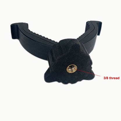 Aluminum Portable Outdoor Tripod Universal Retractable Quick-release Tripod Hunting Camping Bracket w/ V-shaped Head Accessories