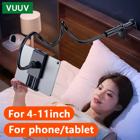 Tablet Bracket for Bed Desk Gooseneck Tablet Stand Flexible Long Arm Clamp 11 inch Tablet Holder For Smartphone Redmi Lenovo Pad