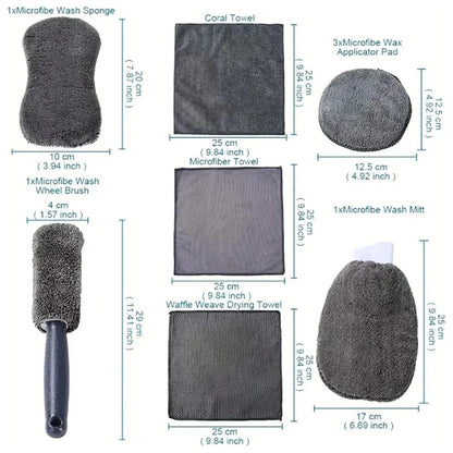 Car Detailing Kit Car Wash Kit Car Cleaning Kit Car Washing Kit Car Detailing Supplies for Interior Exterior Car Wash Kits