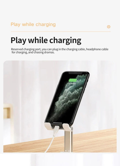 Desk Mobile Phone Holder Stand For IPhone IPad Xiaomi Adjustable Desktop Tablet Holder Universal Table Cell Phone Stand