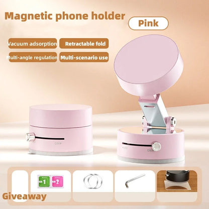 Magnetic Household Mobile Phone Holder Double-sided Adsorption Foldable Mini Multi-function Navigation Car Mobile Phone Holder