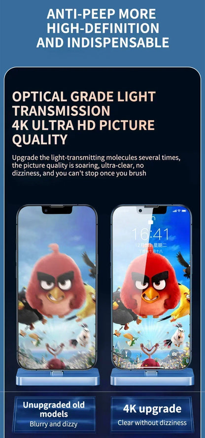 Full Cover Anti-Spy Screen Protector For iPhone 11 12 13 14 15 16 17Pro Max Privacy Protection Glass For iPhone 14 15 16 Plus