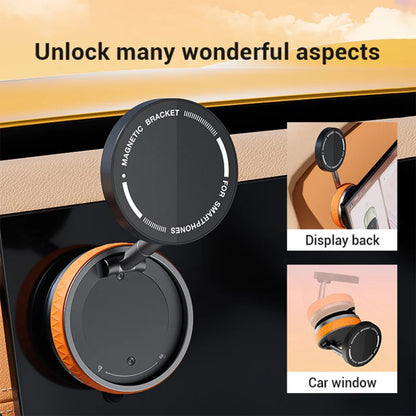 Magnetic Car Phone Holder For Magsafe Mobile Phone Stands 360 Rotatable Folding Holder Magnetic Stable Holder Car Accessories