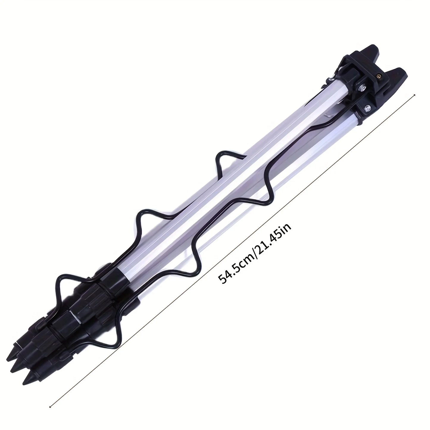 Fishing Pole Tripod Bracket, Aluminum Alloy Portable Folding Fishing Rod Tripod Stand for Outdoor