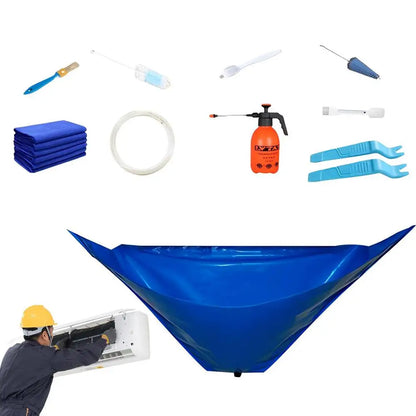 Air Conditioning Cleaning Kit AC Leak Proof Cleaning Kit Full Set For AC Cleaner For Washing Conditioning Water Drain pipe