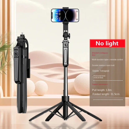 Tripod for Smartphone Camera,Tripods Stand With Wireless Bluetooth,Selfie Stick brackets with Phone Holder for Vlog/Video