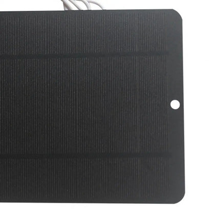 Solar Panel Charger High Conversion USB Output Universal Portable Foldable 7W/5V Phone Fan Solar Charger for Camping Hiking