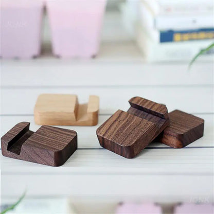 Desk Stand Holder Universal High-quality Wood Materials Phone Accessories For Mobile Phone Tablet Pc E-reader Home Storage Lazy