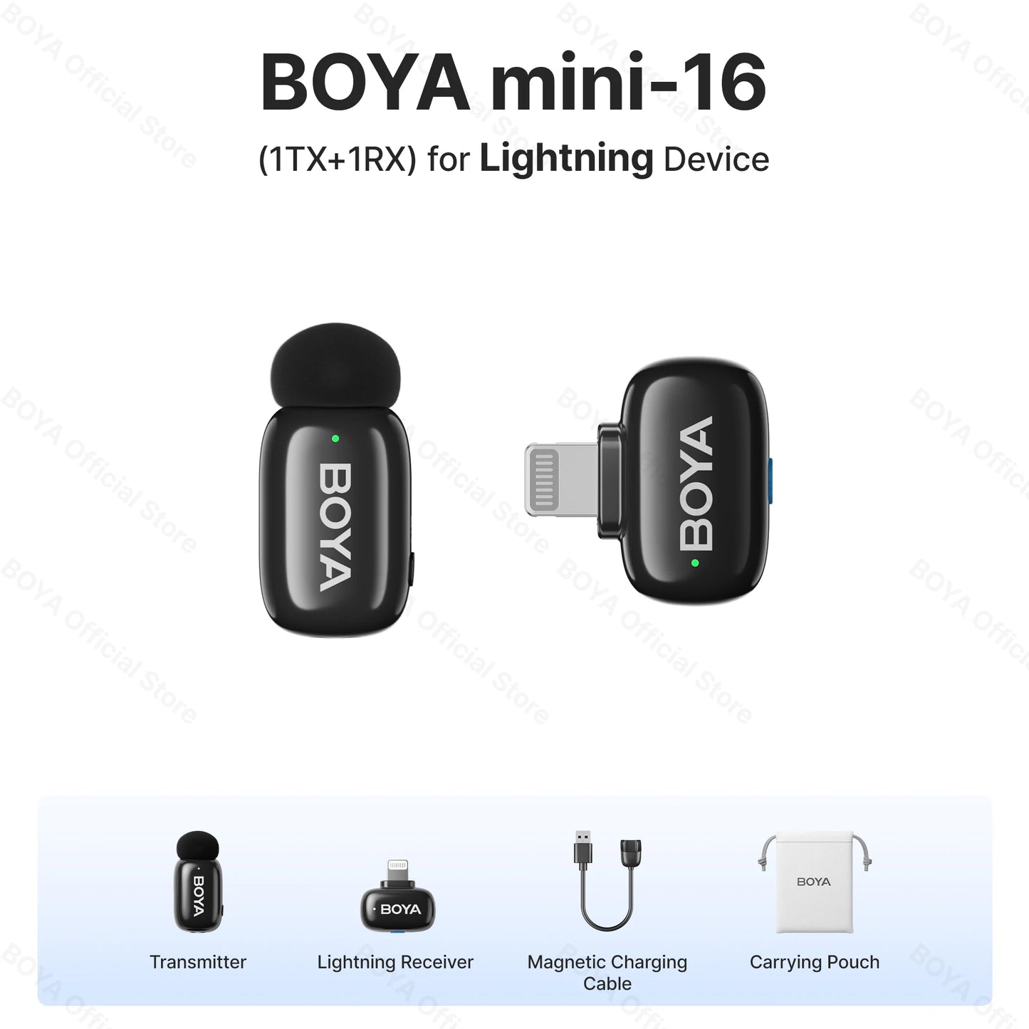 BOYA® Wireless Lavalier Microphone - Smallenterprised 