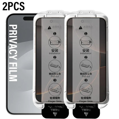 Easy Install Privacy Screen Protector For iPhone 17 16 Pro Max 16Plus Air 17Pm Anti-spy Protective Glass For iPhone17 iPhone16