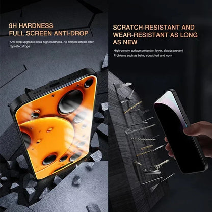 3Pcs Privacy Screen Protector for IPhone 16 12 13 14 15 Pro Max Mini Full Cover Anti-spy Glass for IPhone 11 XR X XS MAX 8 Plus