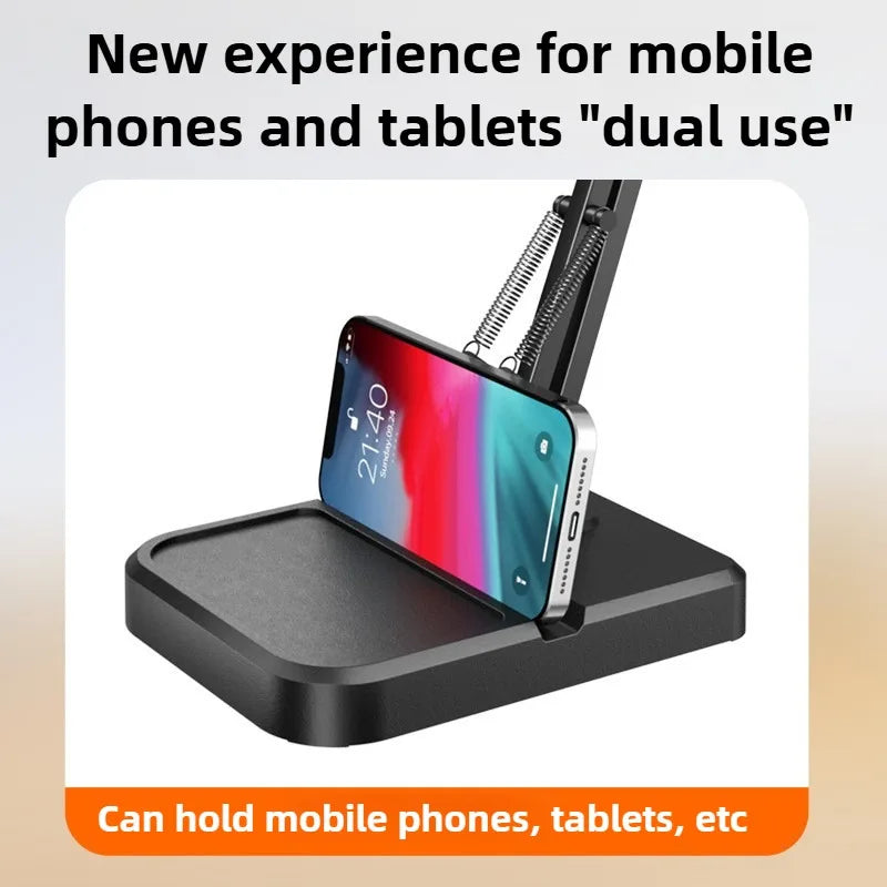 Tablet Stand for Desk iPad Stand Holder ,Foldable Home Office Desk Accessories for iPad Holder Portable Fits iPhone 4-15.9