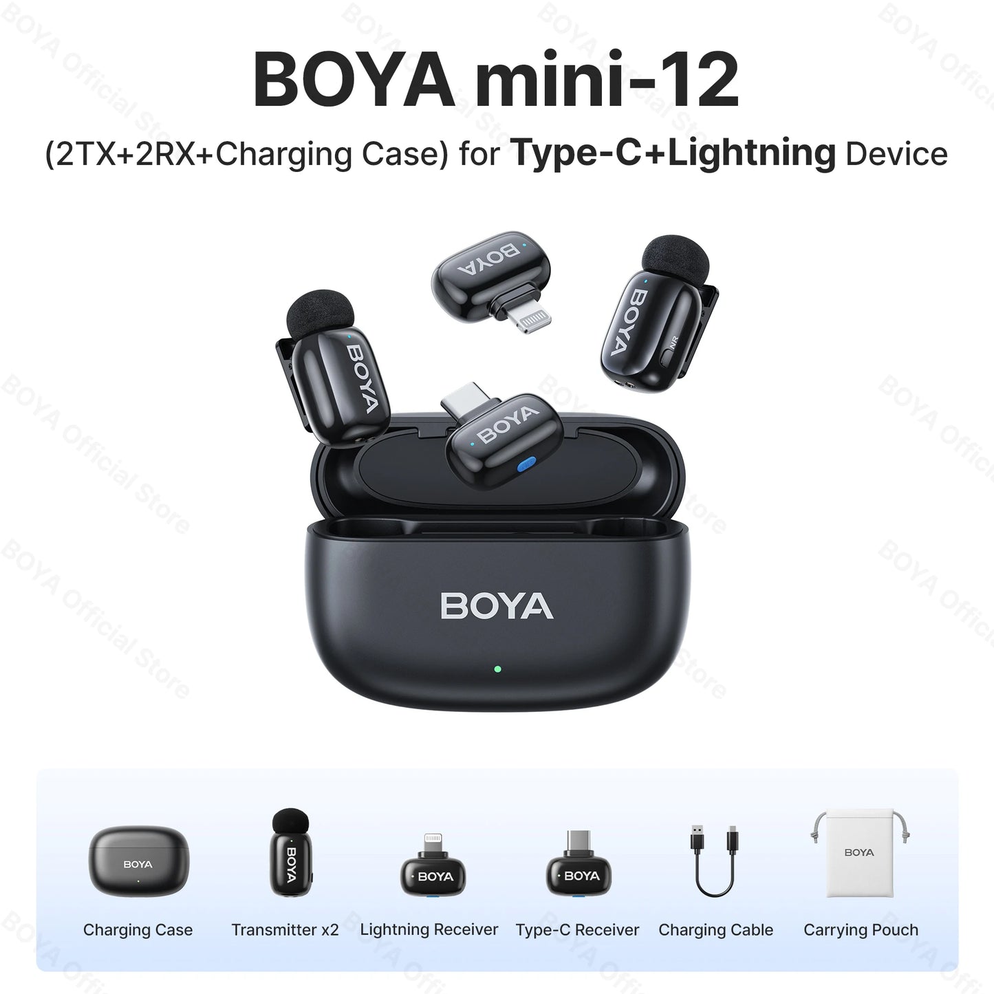 BOYA® Wireless Lavalier Microphone - Smallenterprised 