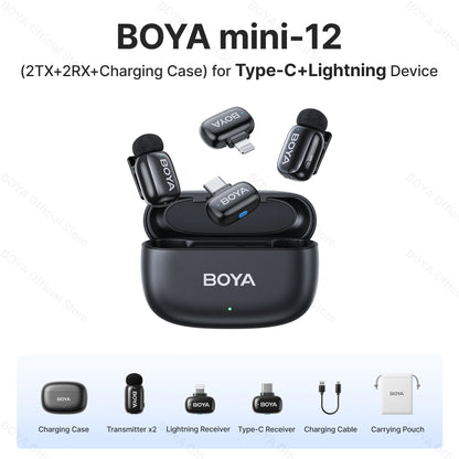 BOYA® Wireless Lavalier Microphone - Smallenterprised 