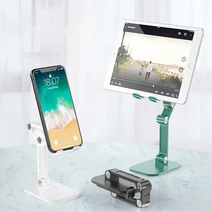 Desk Mobile Phone Holder Stand For IPhone IPad Xiaomi Adjustable Foldable Desktop Tablet Holder Universal Table Cell Phone Stand