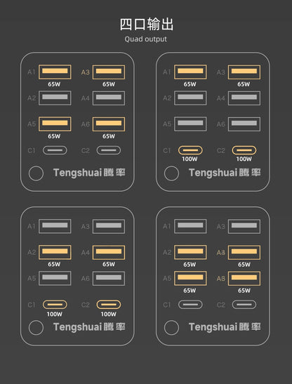 320W flash Charge Wireless charger for fast charging of electronic products such as mobile phone/computer/laptop/tablets
