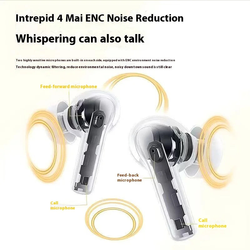 Bluetooth Earphones Wireless Earbuds with Microphone for All Phones Running Android iOS Black