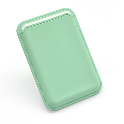 MagSafe Magnetic Luxury Leather Card Holder - Smallenterprised 