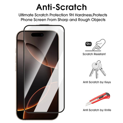 Easy Install Privacy Screen Protector For iPhone 17 16 Pro Max 16Plus Air 17Pm Anti-spy Protective Glass For iPhone17 iPhone16
