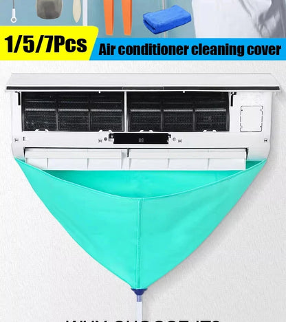 Air Conditioning Cleaning Kit Air Coditioning Cleaning Cover Leak-proof Cover Full with Water Pipe Disassembly-free Clean Tools