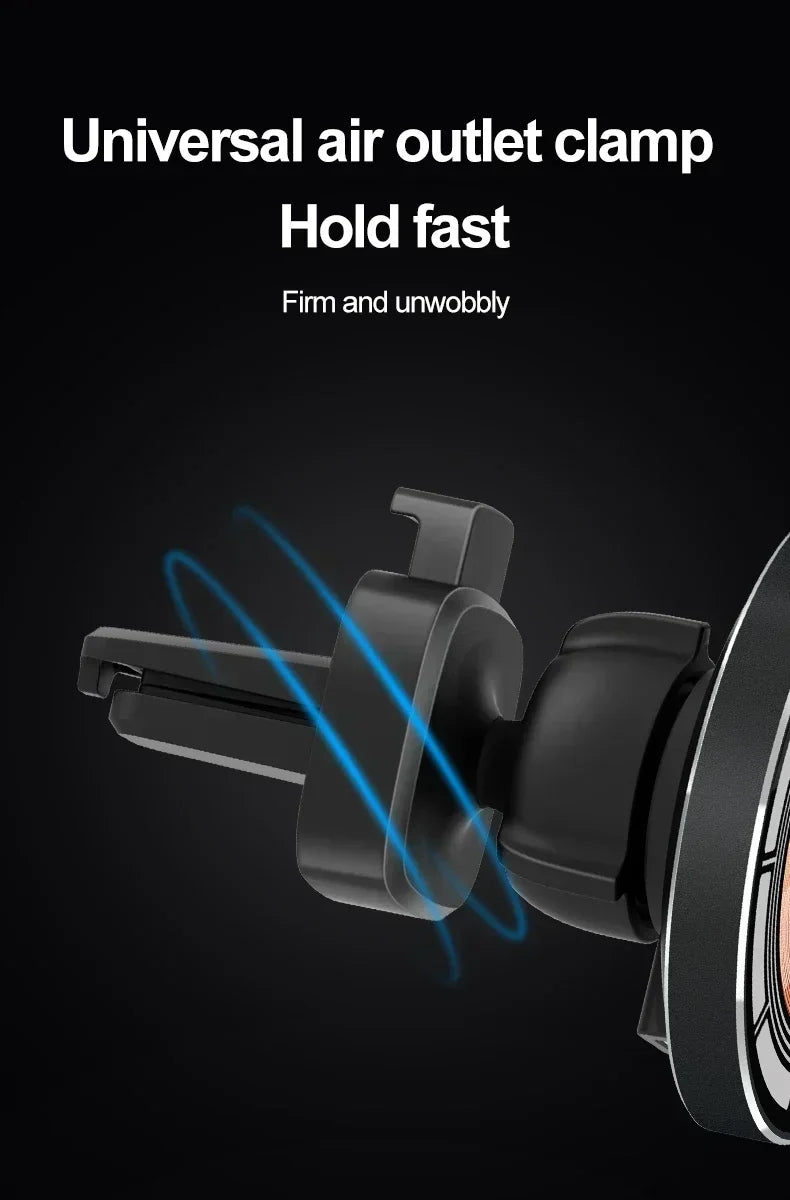 Magnetic Car Wireless Charger 360° Rotation Car Mount for iPhone 12-16 Pro Max Chargers Fast Charging Station Navigation Bracket