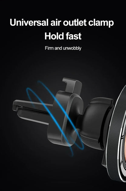 Magnetic Car Wireless Charger 360° Rotation Car Mount for iPhone 12-16 Pro Max Chargers Fast Charging Station Navigation Bracket