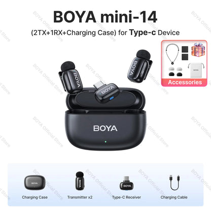 BOYA® Wireless Lavalier Microphone - Smallenterprised 