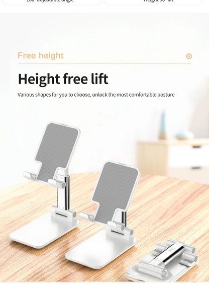 Desk Mobile Phone Holder Stand For IPhone IPad Xiaomi Adjustable Desktop Tablet Holder Universal Table Cell Phone Stand