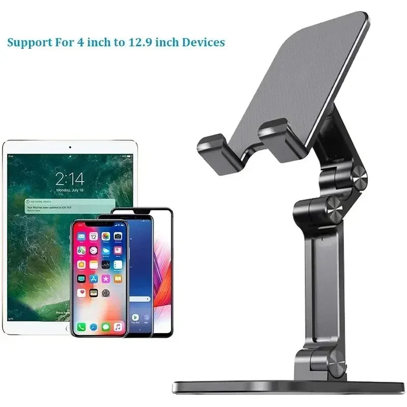 Desk Mobile Phone Holder Stand For IPhone IPad Xiaomi Adjustable Foldable Desktop Tablet Holder Universal Table Cell Phone Stand