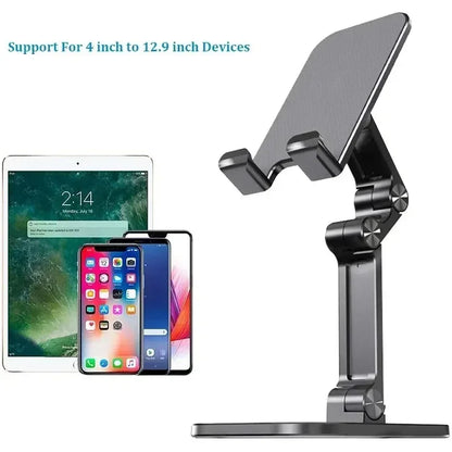 Desk Mobile Phone Holder Stand For IPhone IPad Xiaomi Adjustable Foldable Desktop Tablet Holder Universal Table Cell Phone Stand