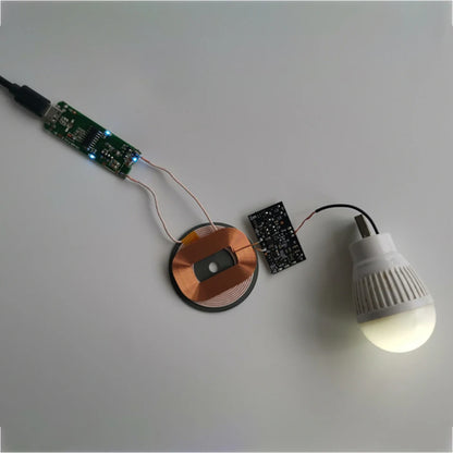 10W 15W 20W High Power Wireless Charger Transmitter Module Type C Micro USB + Coil QC/PD/QI Standard Fast Charging Circuit Board