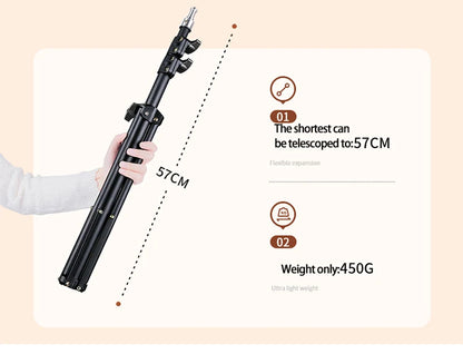 Portable Retractable Tripod Phone Stand With Adjustable Wireless Selfie Stick Foldable Phone Stand For IPhone, Xiaomi, Huawei