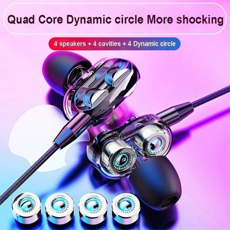 3.5mm Wired Earphones In Ear Wired Headphones Bass HiFi Sport Earphone Headphone with Mic Earphone TWS Stereo Headphone Headset