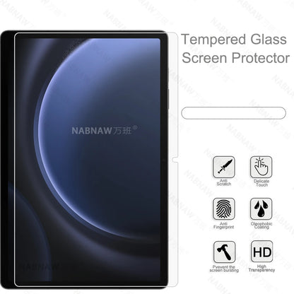 2 Pieces HD Scratch Proof Screen Protector Tempered Glass For Samsung Galaxy Tab S9 FE 10.9-inch SM-X510 X516B Protective Film