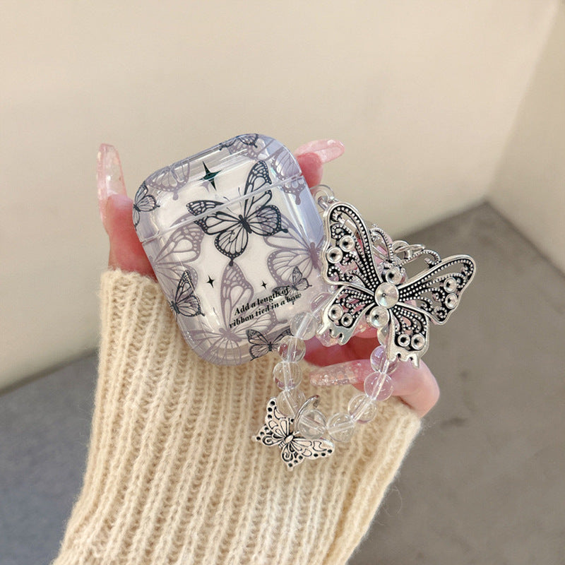 Advanced Butterfly Protective Cover Three Generations Wireless Bluetooth Earbuds Case