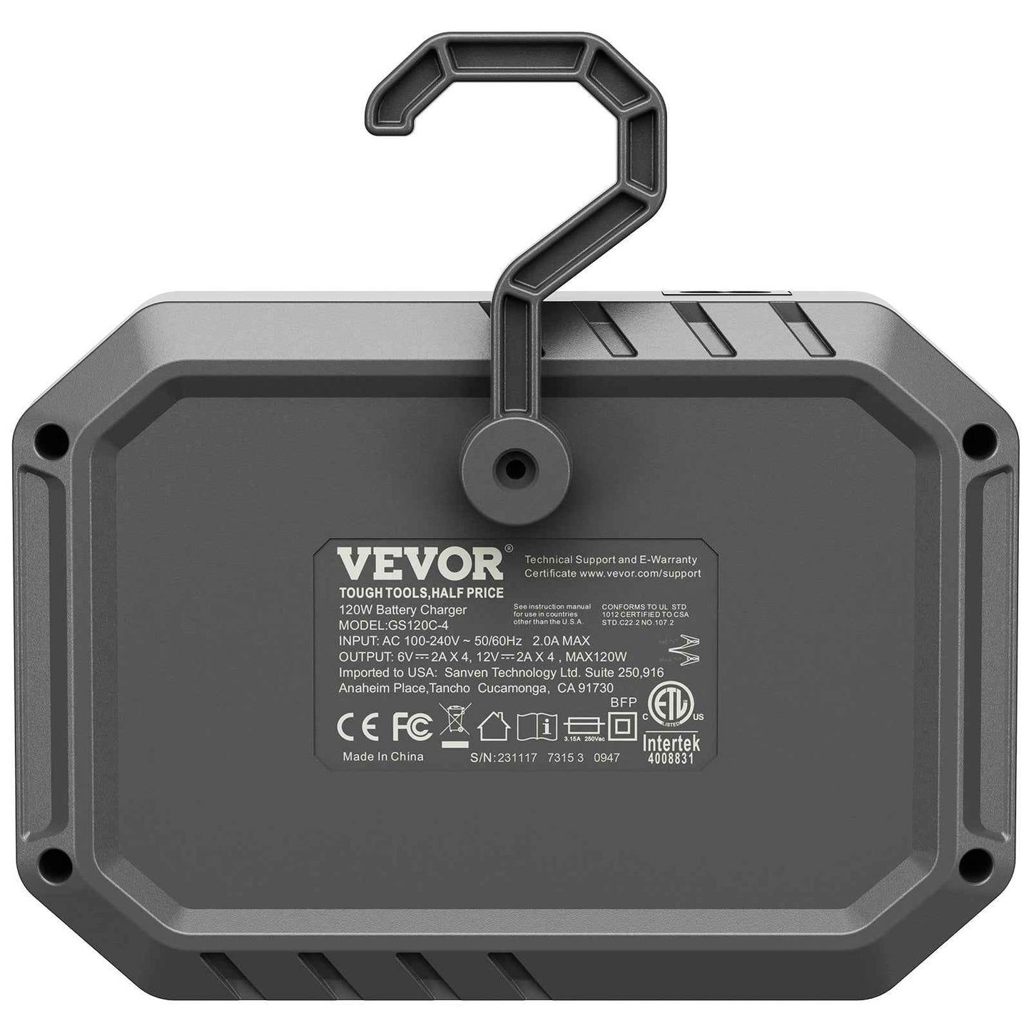 VEVOR 8-Amp Smart Battery Charger & Maintainer