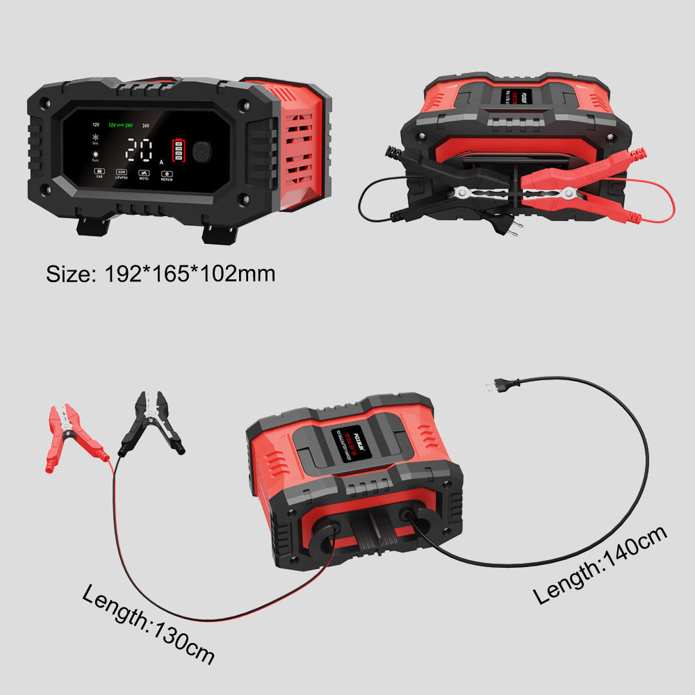 High Power Portable Motorcycle Battery Charger