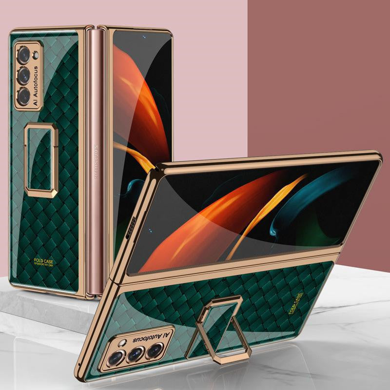 Folding Vertical Clock Phone Case Full Inclusive Personality Male - Small Enterprise