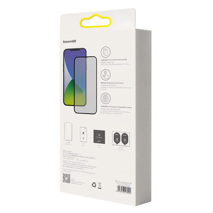 0.3Mm Curved Edge Privacy Screen Protector for 5.4" Phone, Dual Pack Black