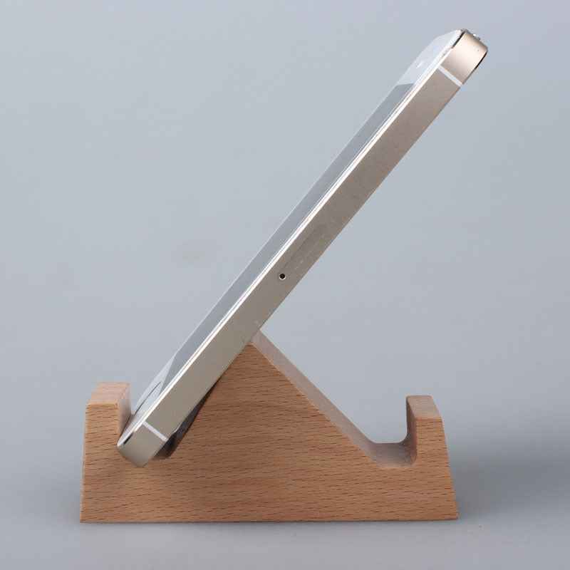 Creative Coin Beech Wood Lazy Phone Holder