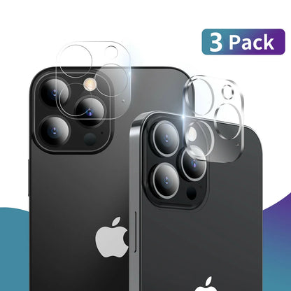 Screen/Lens Protector for Iphone 13 Mini 5.4 Inch 2021, [3 Pack] Front & Back Hydrogel Film Bubble Free Screen Protector + [3 Pack] Clear Tempered Glass Camera Protector